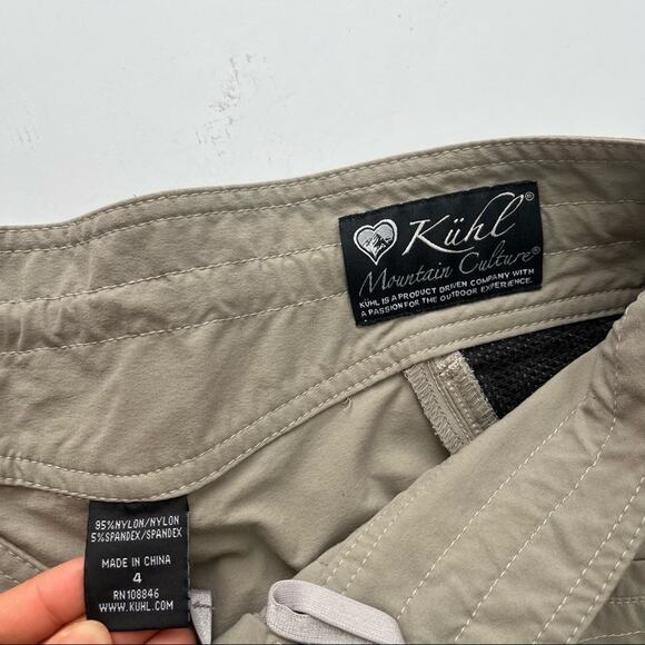 Kuhl Capri Cropped Pants Hiking Outdoor Size 4 - Picture 3 of 4